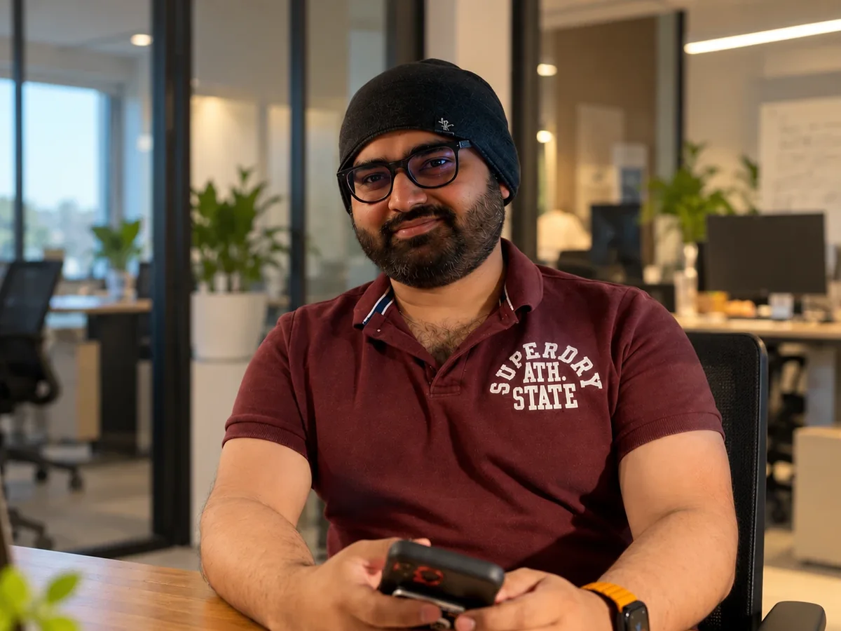 Pujan Motiwala, founder of Ahrom Labs